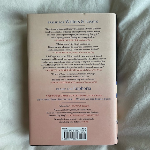 Writers & Lovers by Lily King Hardcover - Picture 2 of 2